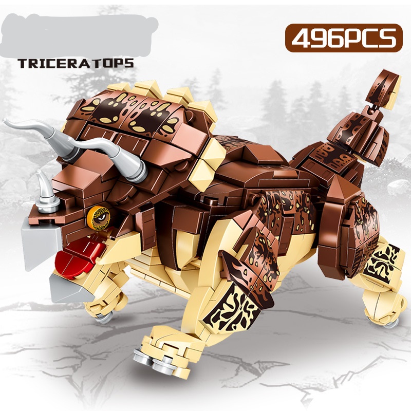 Mô hình lắp ráp Đồ chơi Lego Khủng Long Dinosaur World 4 Màu