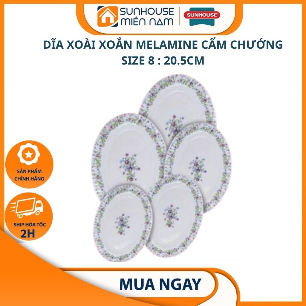 Bộ tô chén bát dĩa Melamine MN nhựa cứng nhật hàn cao cấp an toàn với sức khỏe hoa Cẩm Chướng sang trọng