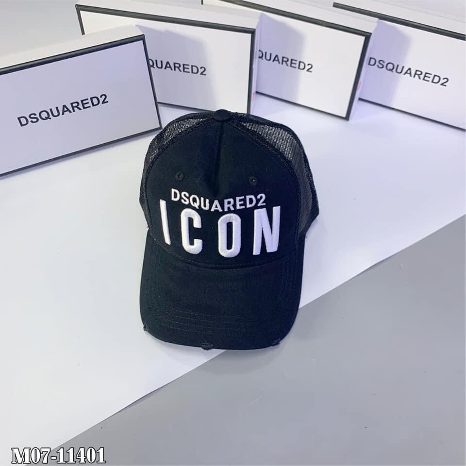 Mũ Lưỡi Trai Nam Thêu Chữ Dsquared2 Icon Gáy Phối Lưới New - Có Kèm Hộp