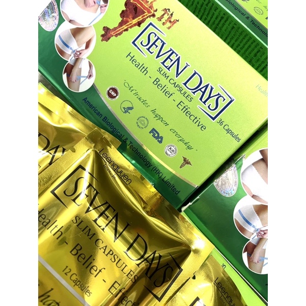 [CAM KẾT HÀNG CHÍNH HÃNG ] VIÊN UỐNG GIẢM CÂN SEVEN DAY THẢO DƯỢC