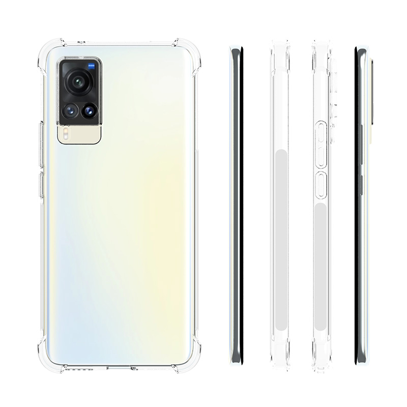 Vỏ bảo vệ Case for Vivo IQOO 7 X60 Pro Y52s TPU Cover Mềm Ốp lưng IQOO7 X60Pro Trong suốt chống rơi
