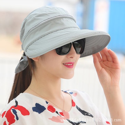 Mũ Che Nắng Nửa Đầu Có Khóa Kéo Tháo Rời Được Thời Trang Mùa Hè Dành Cho Nữ