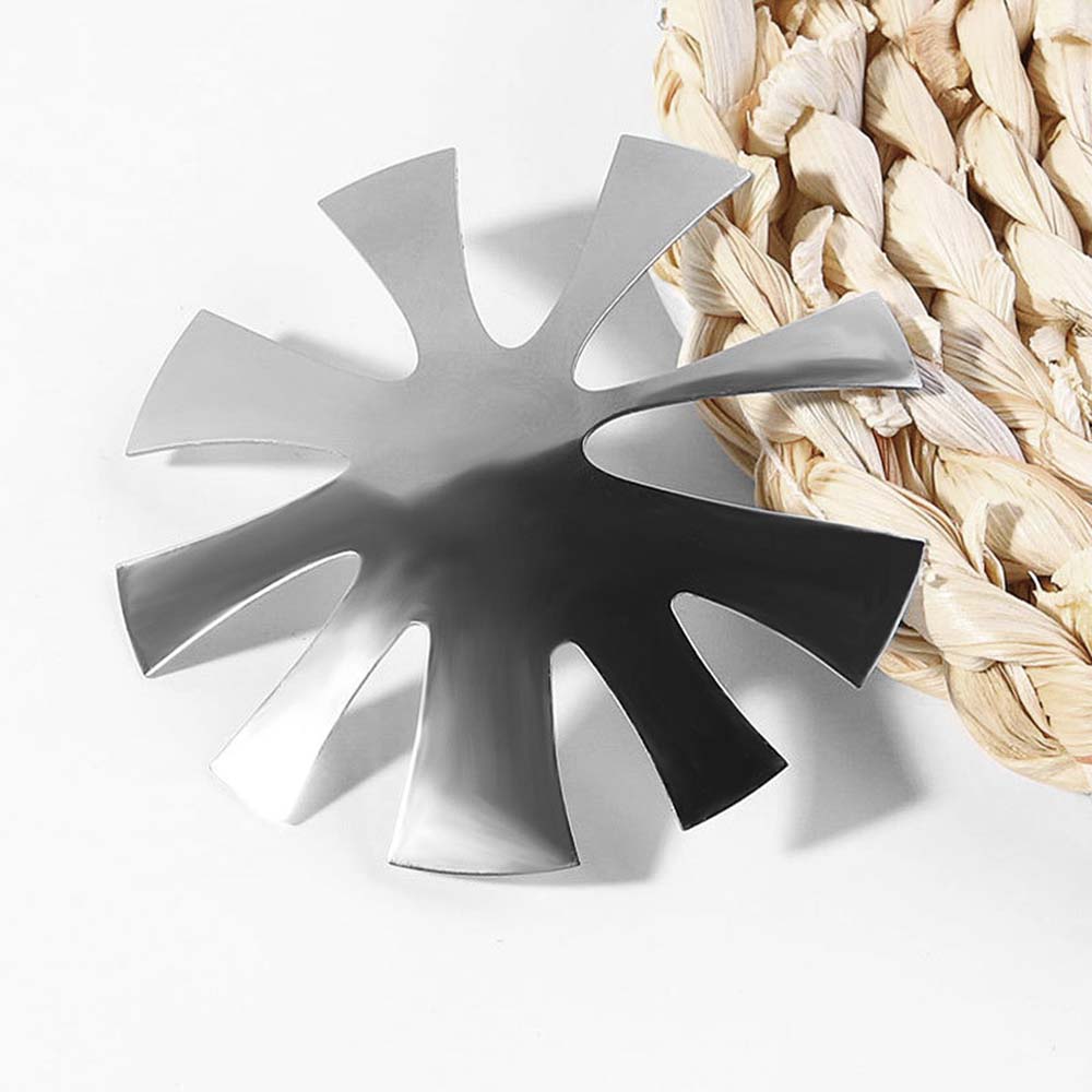 (Hàng Mới Về) Dụng Cụ Khuôn Mẫu Trang Trí Móng Tay Bằng Thép Không Gỉ Với 9 Kiểu Dáng Khác Nhau