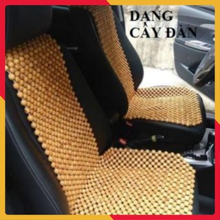 Lót ghế ôtô hạt gỗ  hình cây đàn