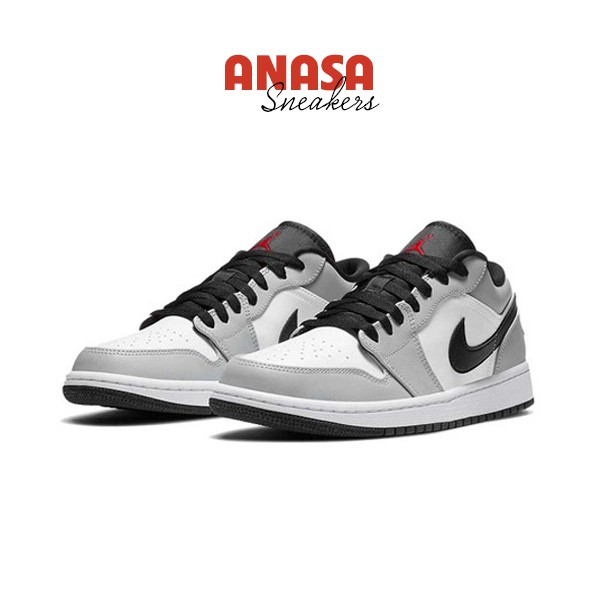 Giày thể thao giày Jordan 1 Smoke Grey JD sneaker nam nữ cổ thấp đi học đi chơi bền đẹp thoáng khí giá rẻ trẻ trung