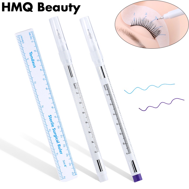 Điểm đánh dấu da vô trùng đánh dấu sắc đẹp để đánh dấu chấm điểm cố định Pen vào vị trí da để đánh dấu vết xăm