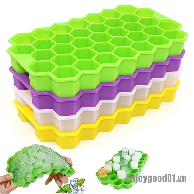 Khuôn Silicone Làm Đá Hình Tổ Ong 37