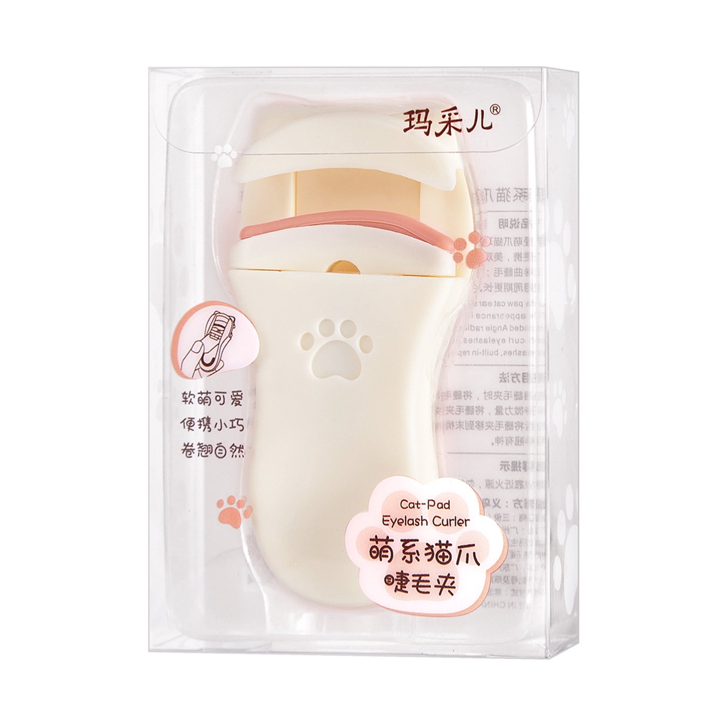 Dụng Cụ Trang Điểm Mắt Mèo Dễ Thương Uốn Cong Lông Mi Lâu Trôi Tạo Kiểu Ba Chiều Không Bị Trượt Mắt Nhỏ Và Di Động