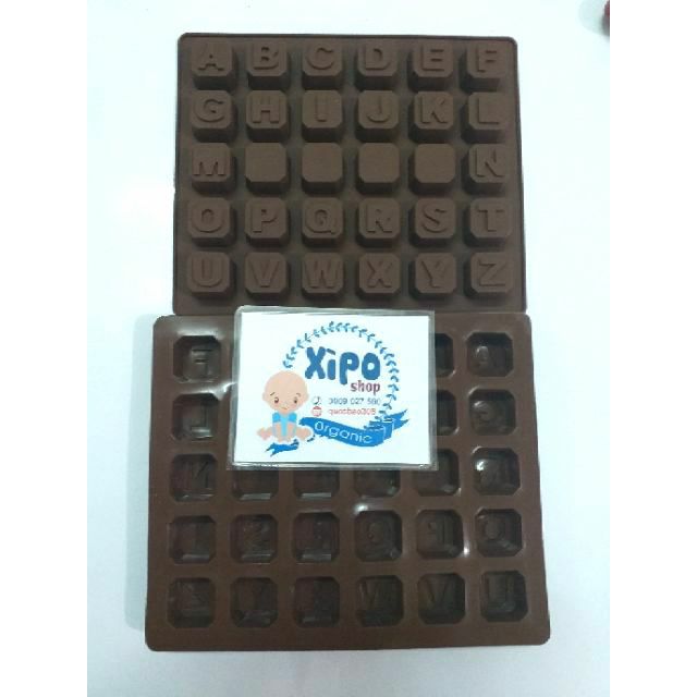Khuôn Silicon Làm Kẹo Dẻo Chữ Cái