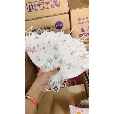 KHẨU TRANG KF94 CHO BÉ 0-7 tuổi gói 10c | BigBuy360 - bigbuy360.vn