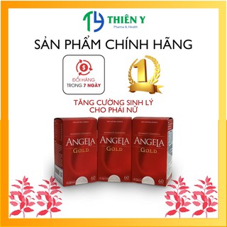Sâm Angela Gold, hộp 60 viên, hỗ trợ bổ sung nội tiết tố, tăng cường sinh lý nữ, có tem tích điểm - Thiên Y Pharmacy