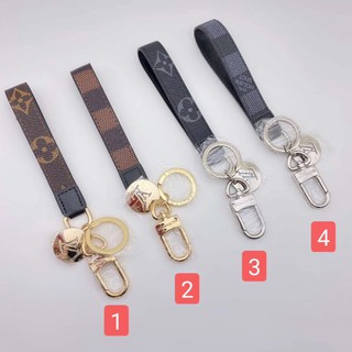 Móc khóa da dạng dây đeo hình Louis Vuitton