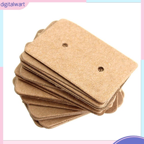 Set 100 Tấm Giấy Treo Trưng Bày Bông Tai Kích Thước 25x35mm