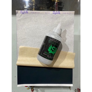 Gel in hinh siêu bám kèm giấy than