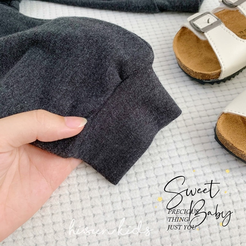 Set 3 quần nỉ Hisun cho bé trai/bé gái