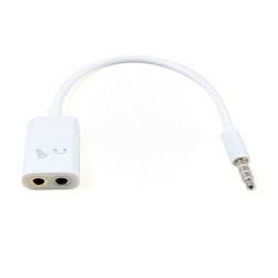 🍎 CÁP CHIA LOA  JACK 3.5 TỪ 1 RA 2-APPLE- 4 KHỨT CÓ MIC