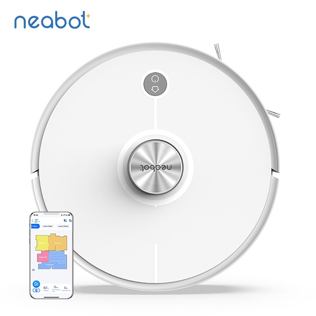 Robot hút bụi lau nhà thông minh NEABOT N2 LITE WHITE - BẢN QUỐC TẾ đầy đủ thuế VAT