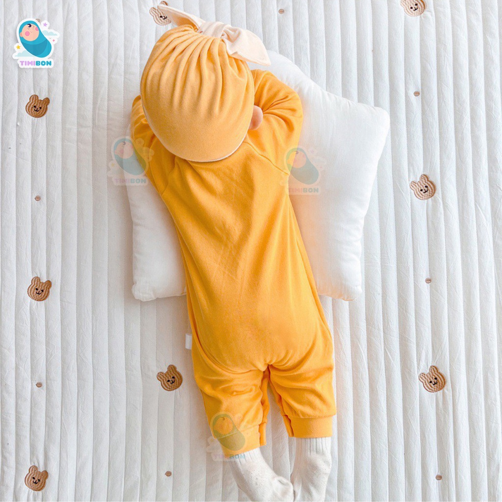 Body Dài Tay cho Bé mẫu quần áo trẻ em sơ sinh hình Thú chất Cotton Mềm Mịn từ 3-12kg - [BDD26]