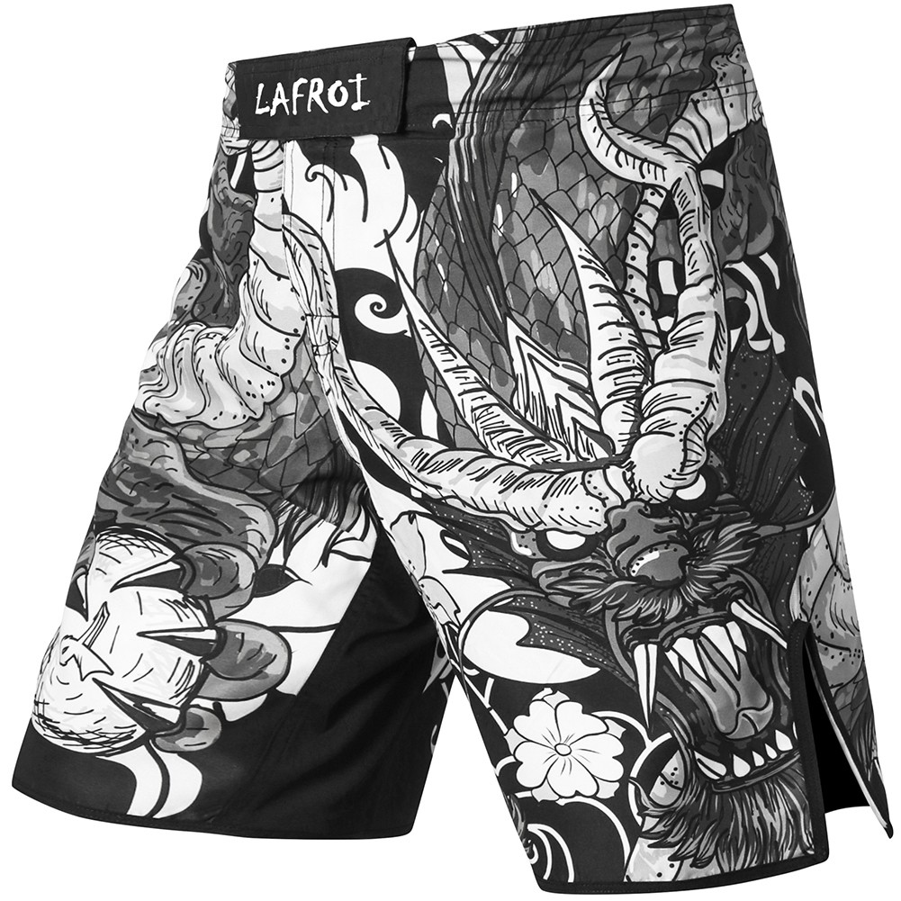 Quần Đùi Thể Thao MMA MMA Có Túi Và Dây Rút QJK1 Nhanh Khô Dành Cho Nam Giới 【Vui lòng mua một kích thước nhỏ hơn.】