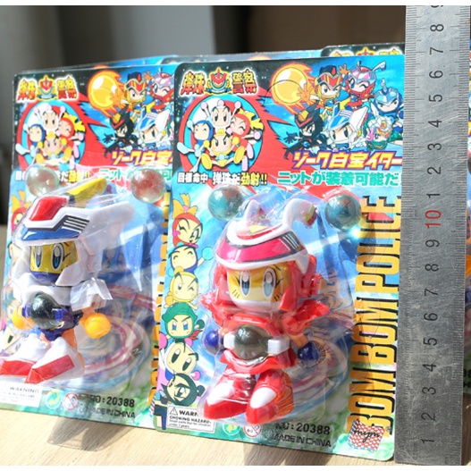 Đồ Chơi Robot Bắn Bi, Chiến Binh Vũ Trụ Bắn Bi, Bom Bom Police 02128