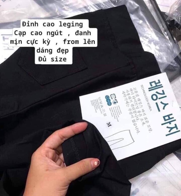 Quần legging mác Hàn