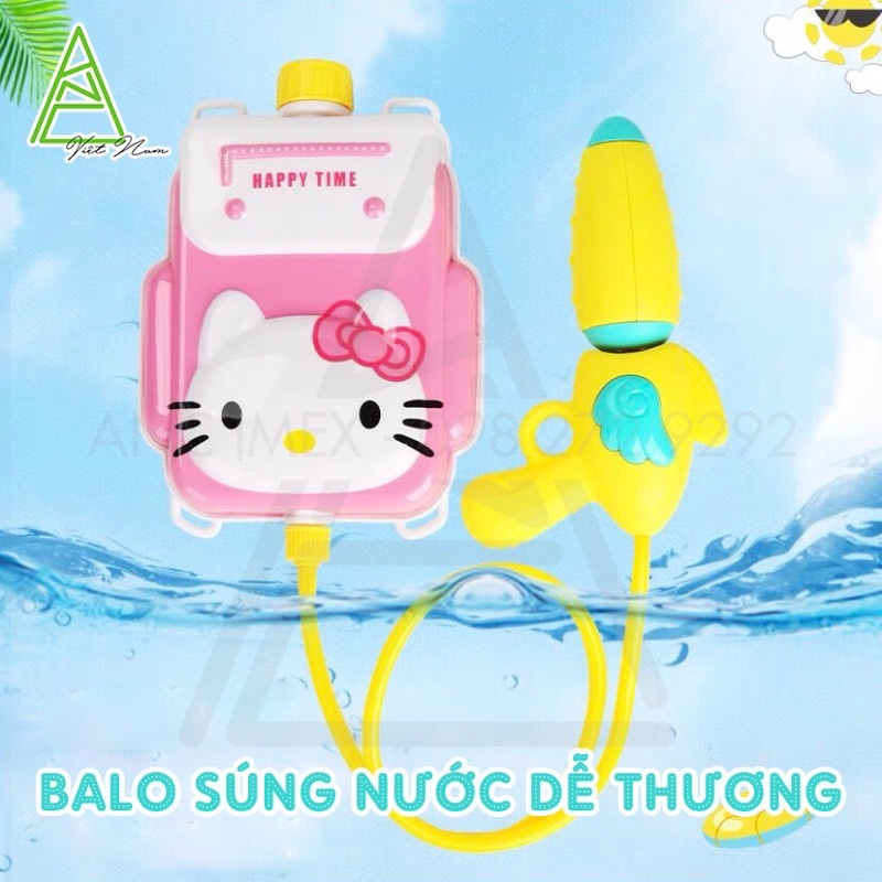 [Mã 267FMCGSALE giảm 8% đơn 500K] [GIFT] Balo súng nước dễ thương cho bé