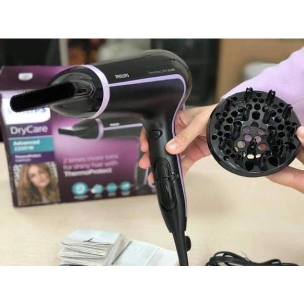 Máy sấy tóc tạo kiểu Philips BHD170/40 uốn phồng tóc tại nhà [nhập Đức chính hãng]