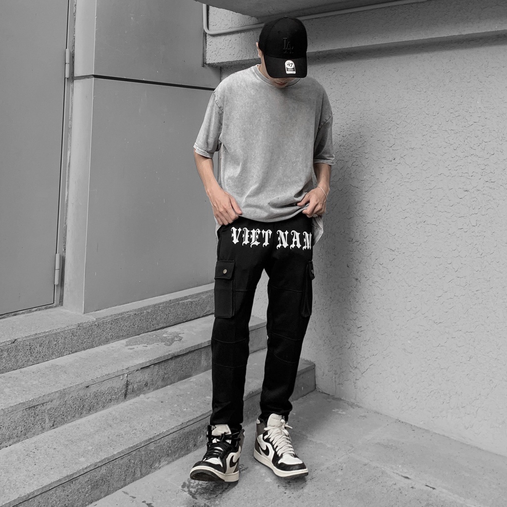 Quần Jogger Pants Nation, Quần Vải Ống Rộng Nam Nữ Unisex ODIN CLOTHING