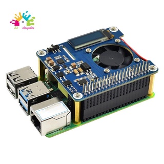 Bảng mạch mở rộng hat cho raspberry pi 4 el b / 3b+ và 802.3af poe
