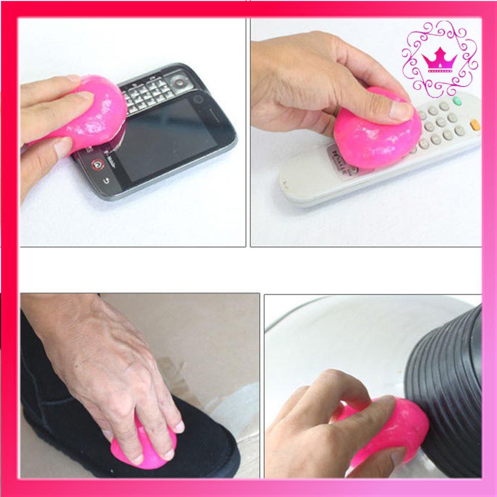 1 Miếng Gel dẻo làm sạch vệ sinh ô tô, bàn phím, điện thoại, bụi bẩn, laptop