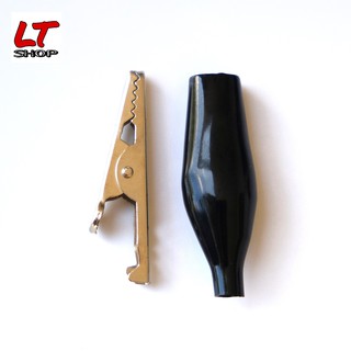 Kẹp cá Sấu mạ kẽm đỏ đen 3.5cm 4.5cm