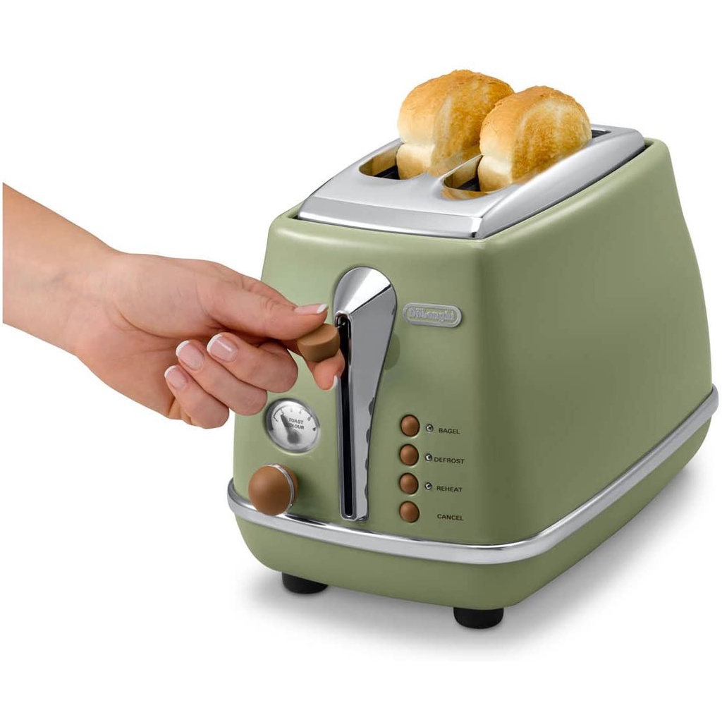 Máy nướng bánh mì Delonghi Icona Vintage CTOV 2103 nhập khẩu Đức