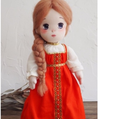 DIY BÚP BÊ THÊU TAY CÔNG CHÚA RUSSIAN- KIT NGUYÊN LIỆU TỰ LÀM BÚP BÊ NHỒI BÔNG- BÁCH HÓA NA NA