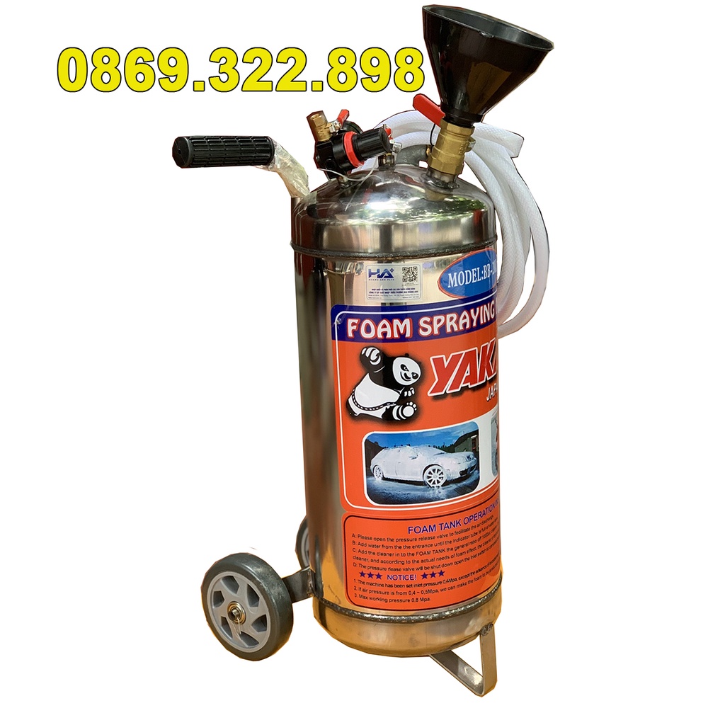 Bình Phun Bọt Tuyết Inox 20L Yakama BB-20I