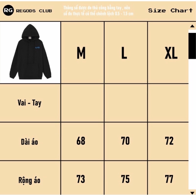 Áo Khoác Trơn Có Nón ((REGODS HOODIE BASIC)) | BigBuy360 - bigbuy360.vn