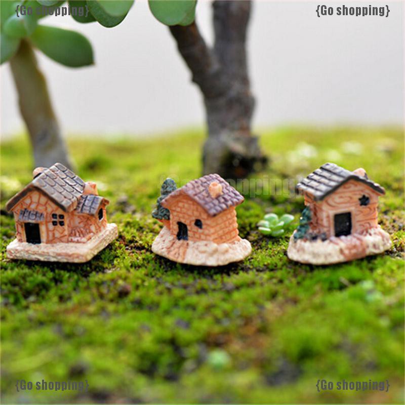 Bộ 3 Ngôi Nhà Nhỏ Thủ Công Dễ Thương