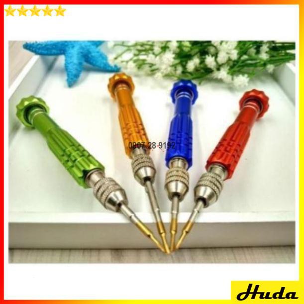 BỘ TUA VÍT 5 ĐẦU SIÊU CỨNG SỮA CHỮA ĐIỆN THOẠI Iphone, Ipad, Samsung  -  đồ làm mộc