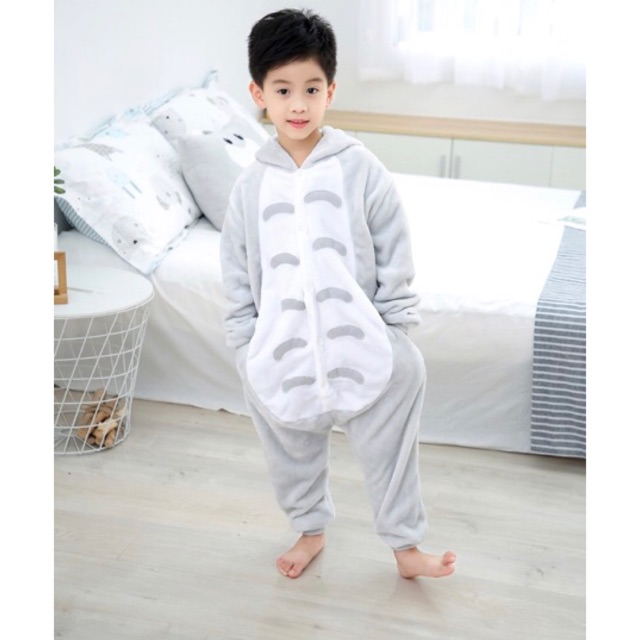 Bộ Đồ Thú Totoro Trẻ Em - Bộ Đồ Liền Thân Totoro Trẻ Em Đáng Yêu