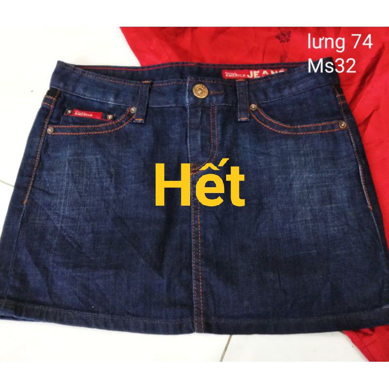 Chân váy jeans,kaki 2hand