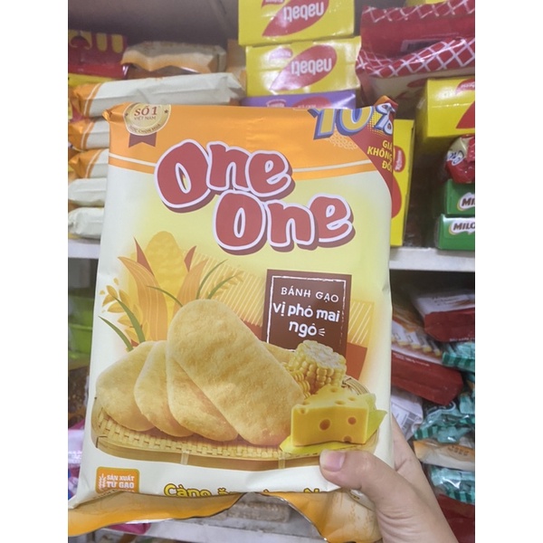 BÁNH GẠO PHÔ MAI BẮP ONE ONE 118g