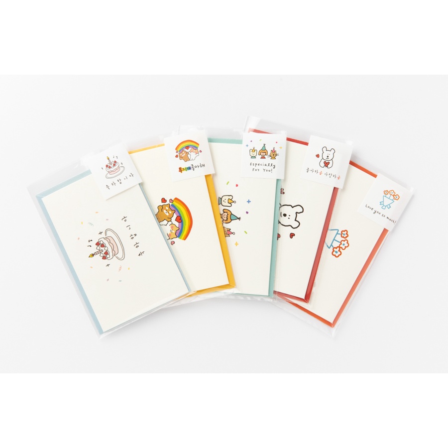 Set Thiệp ARTBOX Hàn Quốc Tình Yêu Màu Sắc Nổi Bật