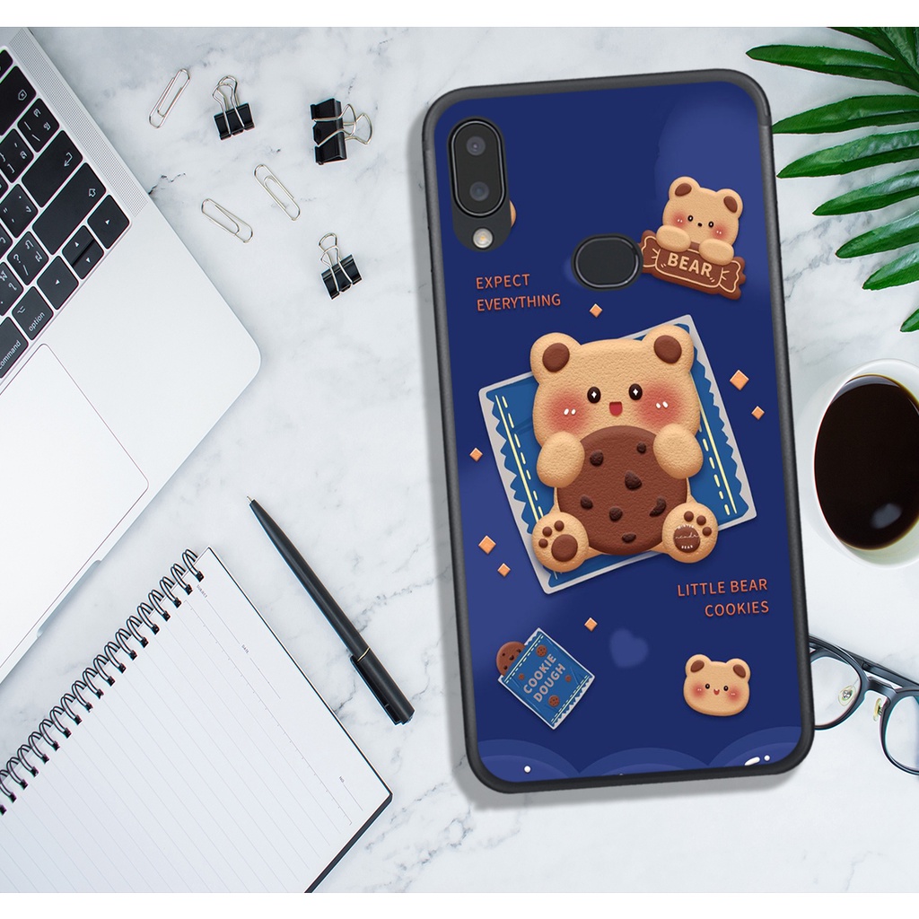 ỐP LƯNG SAMSUNG A10S - A11 - A20 - A30 - A20S - M20 - M30 , IN HÌNH GẤU NÂU CHOCOLATE ĐÁNG YÊU.
