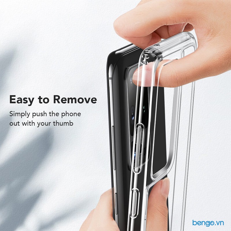 Ốp lưng Samsung Galaxy S20 Ultra/S20 Plus ESR Mimic Tempered Glass
