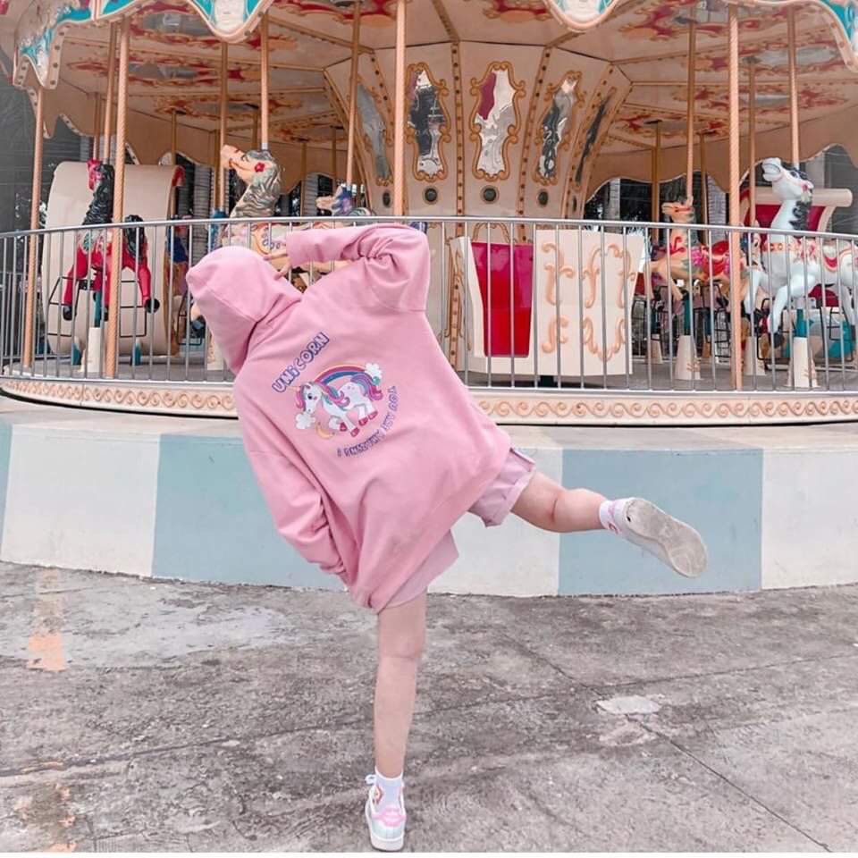 Áo khoác thun nỉ ngoại in hình con ngựa Freesize Dưới 65KG AK50 | BigBuy360 - bigbuy360.vn