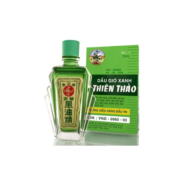 Dầu Gió Xanh Thiên Thảo 12ml (6-12 chai)