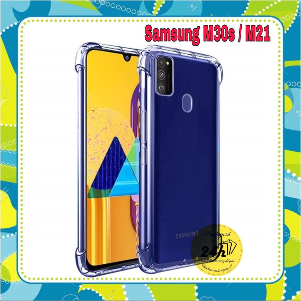 Ốp lưng Samsung M30S / M21 dẻo trong chống sốc 4 cạnh loại dày