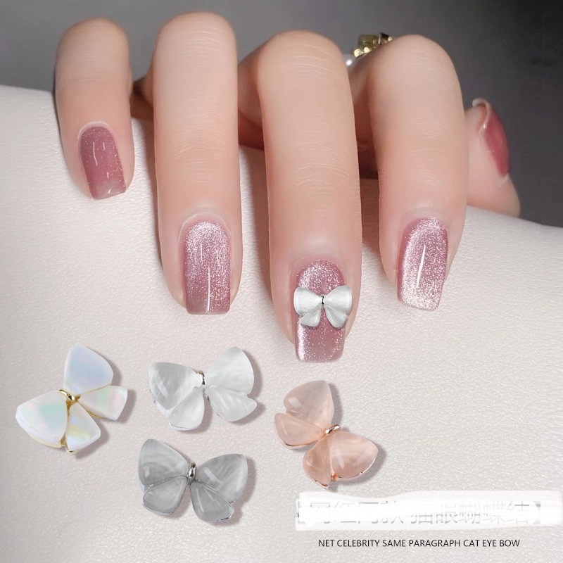 Charm nơ đá trang trí nail / móng tay