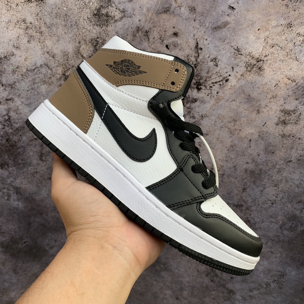 Giày air jordan 1 màu nâu cao cổ , giày sneaker JD1 high bản đẹp full bill box