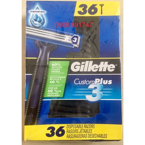 Dao cạo râu Gillette Custom Plus 3