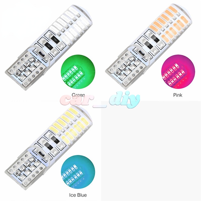 1 Bóng Đèn LED T10 w5w 24SMD Cho Nội Thất Xe Hơi